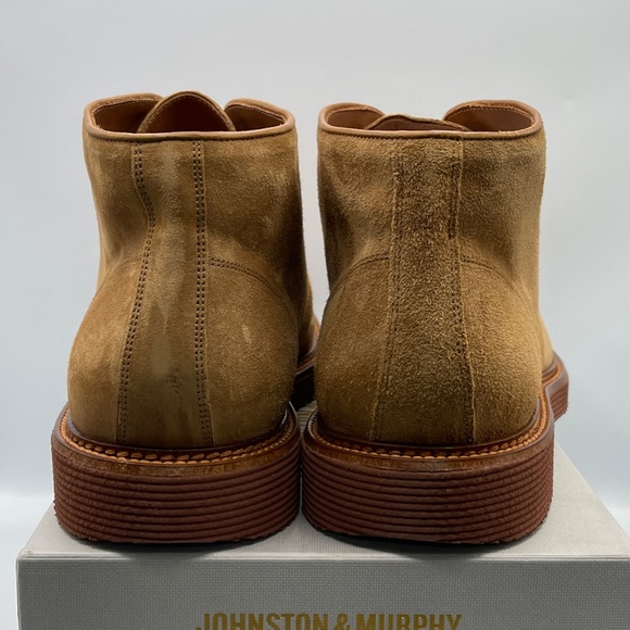JOHNSTON & MURPHY COLLECTION JAMESON 'MADE IN ITALY' CHUKKA BOOT - Picture 9 of 11
